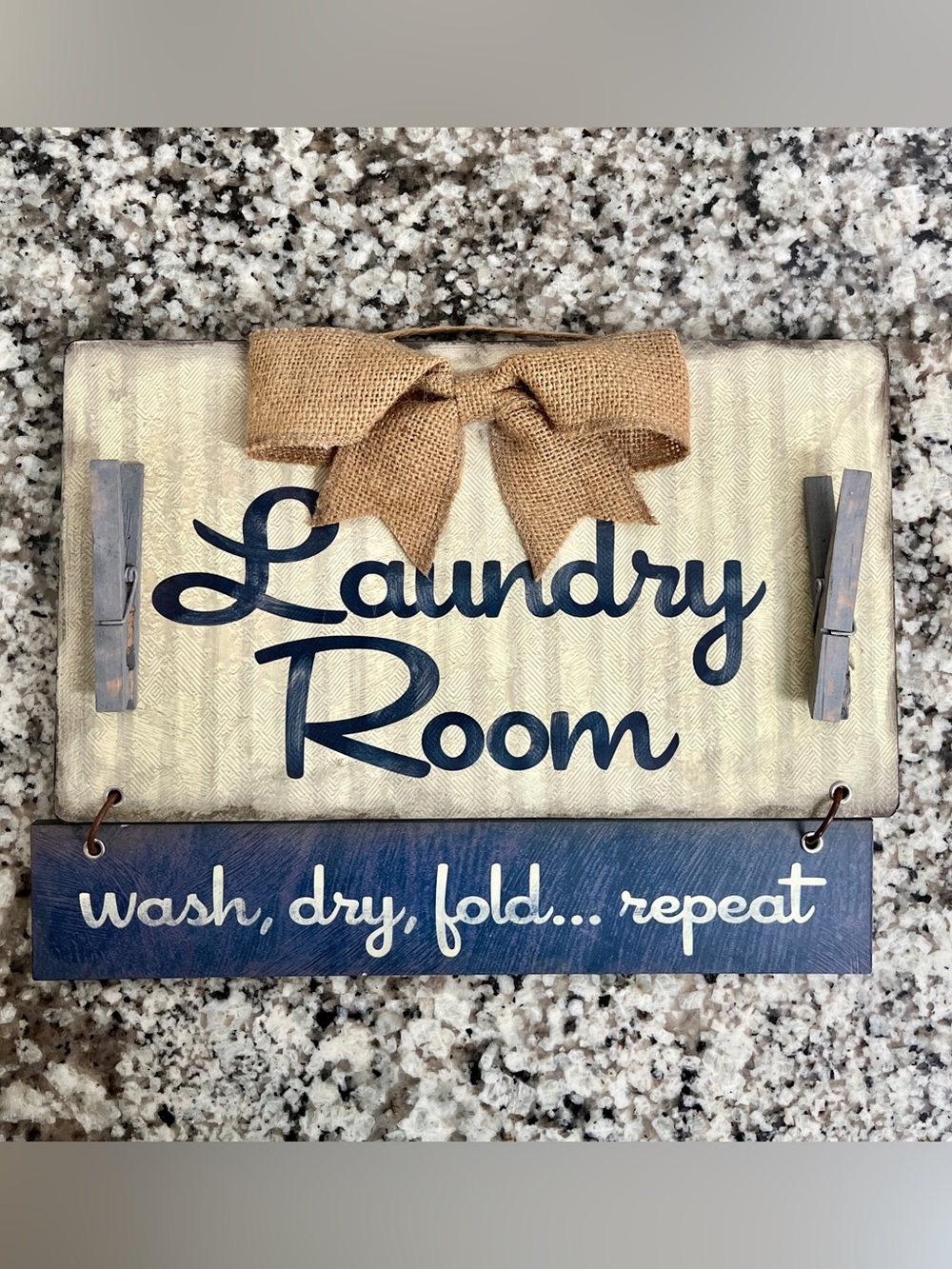 Laundry Room Wall Sign